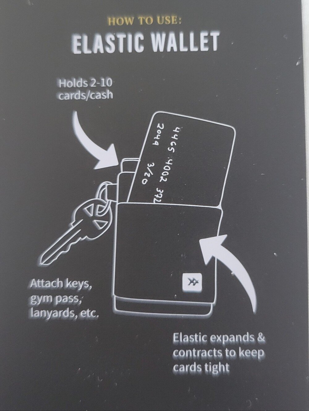 Thread Elastic Wallet-Claudia - Picture 4 of 5